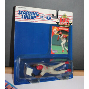 Starting Line Up MLB Deion Sanders Baseball Action Figure Toy Sealed Kenner 1995